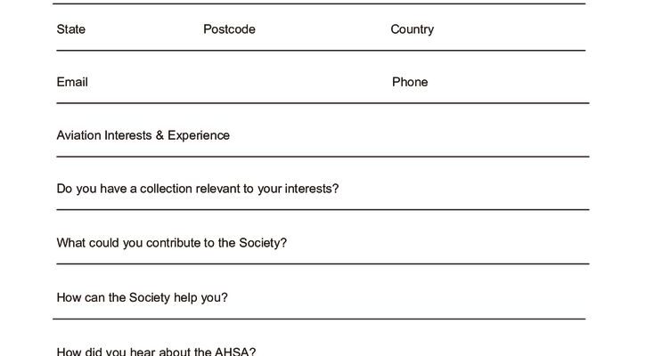 ahsa_appform_2020a – Aviation Historical Society of Australia