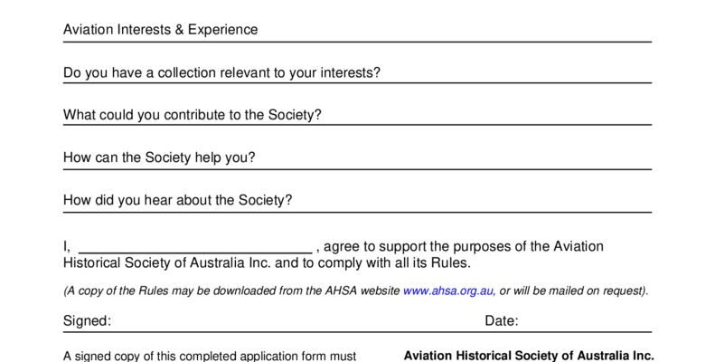 ahsa_appform_2021 – Aviation Historical Society of Australia