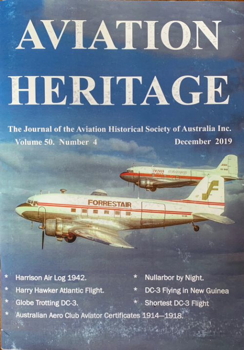 Cover image: Aviation Heritage v50 n1