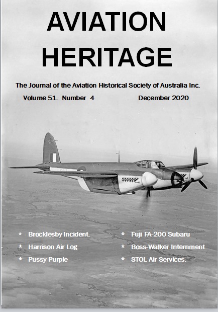Cover image: Aviation Heritage Vol 51 No 4
