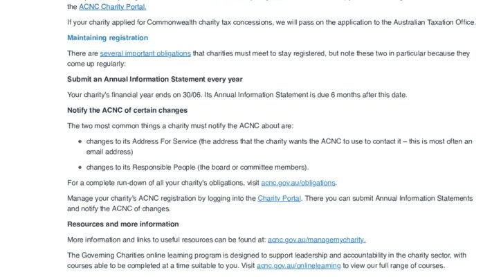 20221219 Your charity is now registered with the ACNC [SEC=OFFICIAL ...
